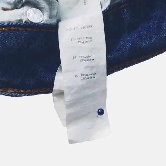 Streetwear Society Denim Jean Cutoff Skirt Embroidered Stretch L - Picture 7 of 7